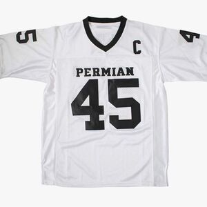 Men's #45 Permian Miles Football Jersey White Color Stithced Size 3XL